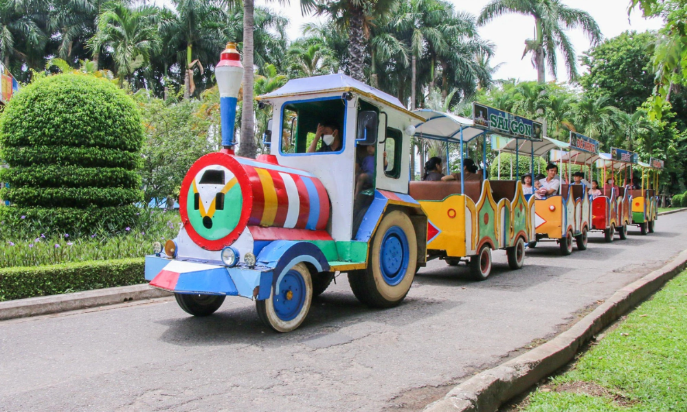 Khu vui chơi trẻ em tại Công viên 29-3