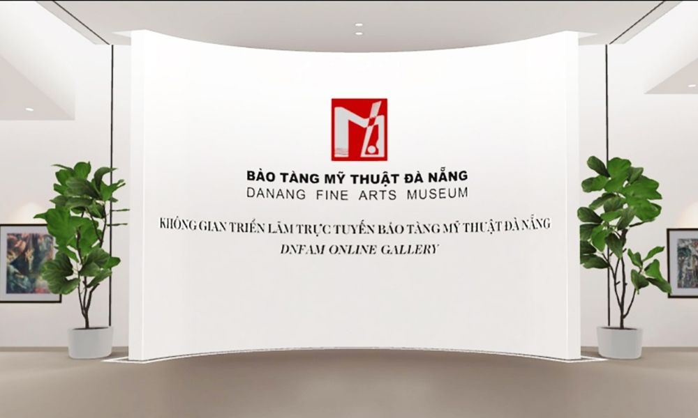 Không gian triển lãm tầng 3 tại bảo tàng Mỹ thuật Đà Nẵng