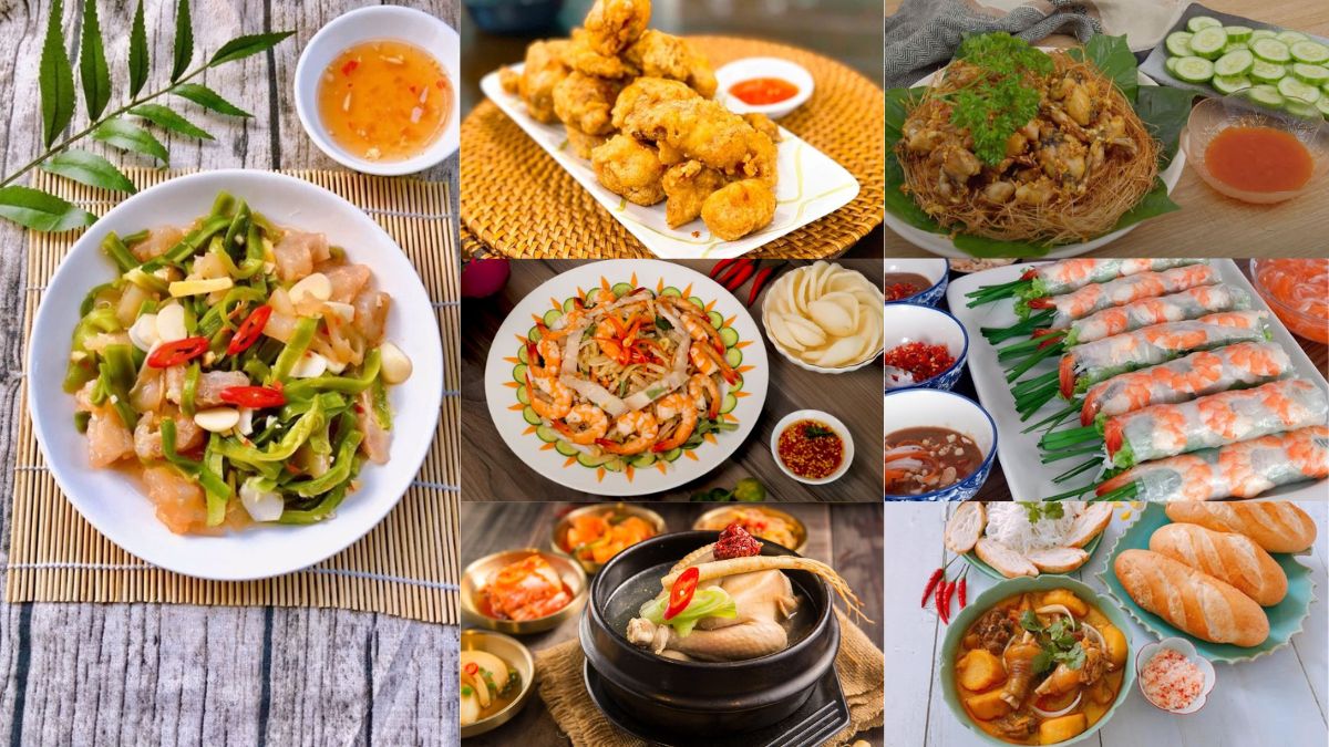 Một góc ẩm thực Đà Nẵng với nhiều món ngon từ hải sản đặc sắc và hấp dẫn